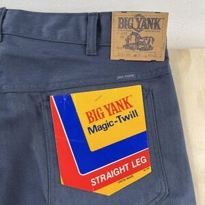 Vintage Big Yank Magic-Twill Jeans Mens 36x32 Blue Straight Leg Union Made